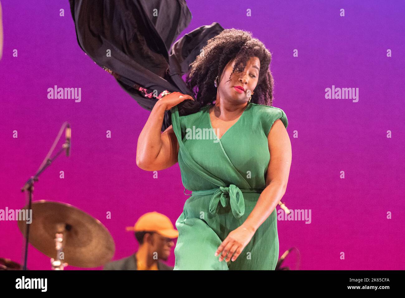 Melanie George de LaTasha Barnes interprète le Jazz Continuum lors de la répétition de la robe au théâtre Joyce sur 11 octobre 2022 Banque D'Images