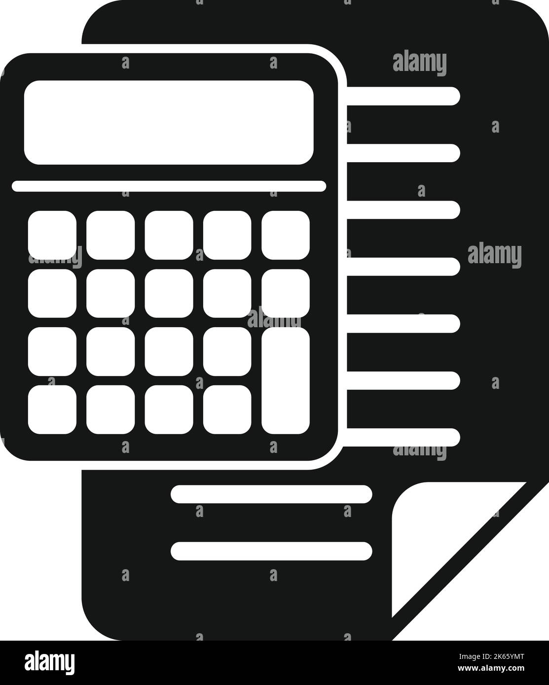 Calculatrice expertise icône vecteur simple. Expert commercial. Travail de contrôle Illustration de Vecteur