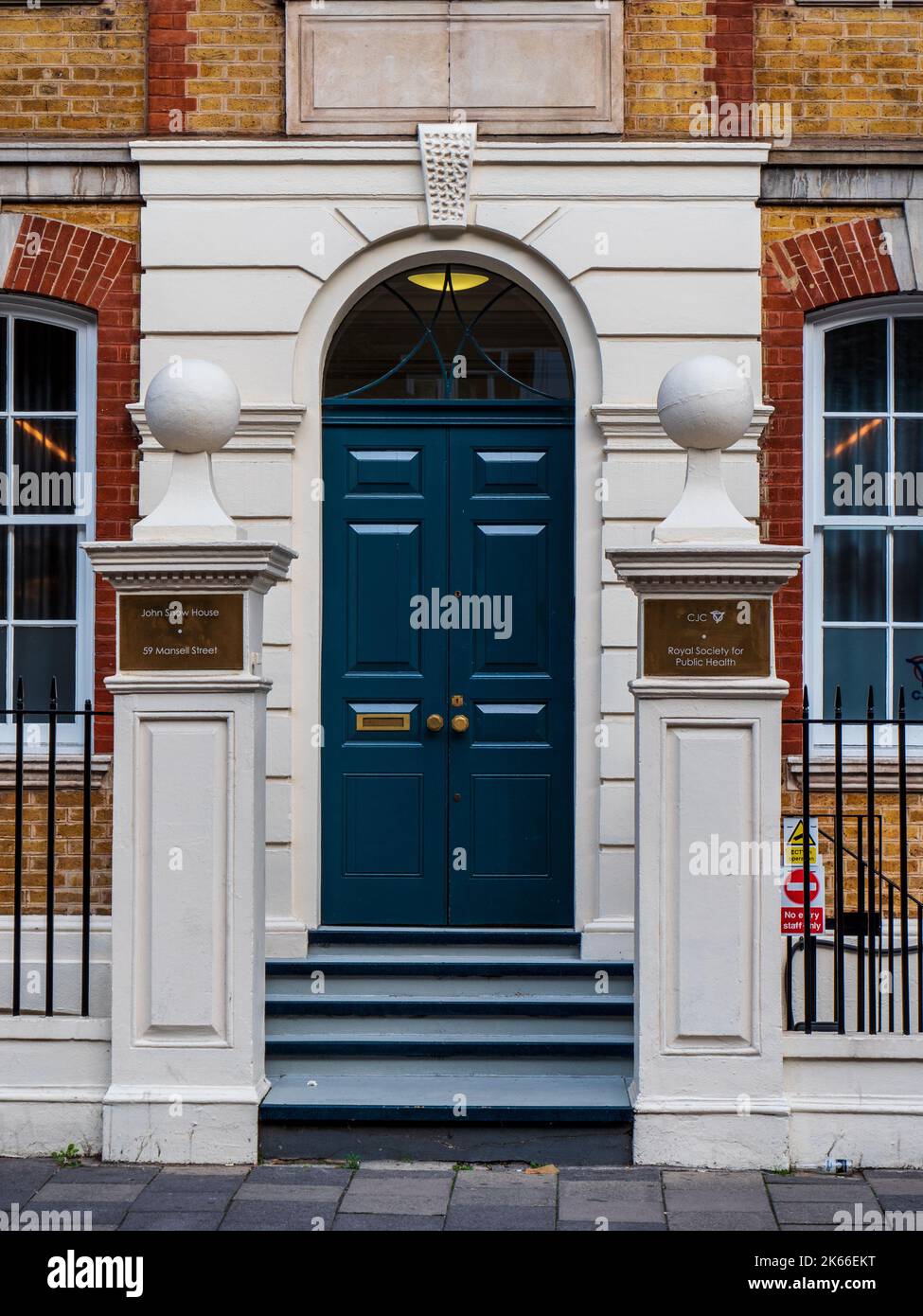 Royal Society for Public Health RSPH John Snow House 59 Mansell Street Londres Banque D'Images