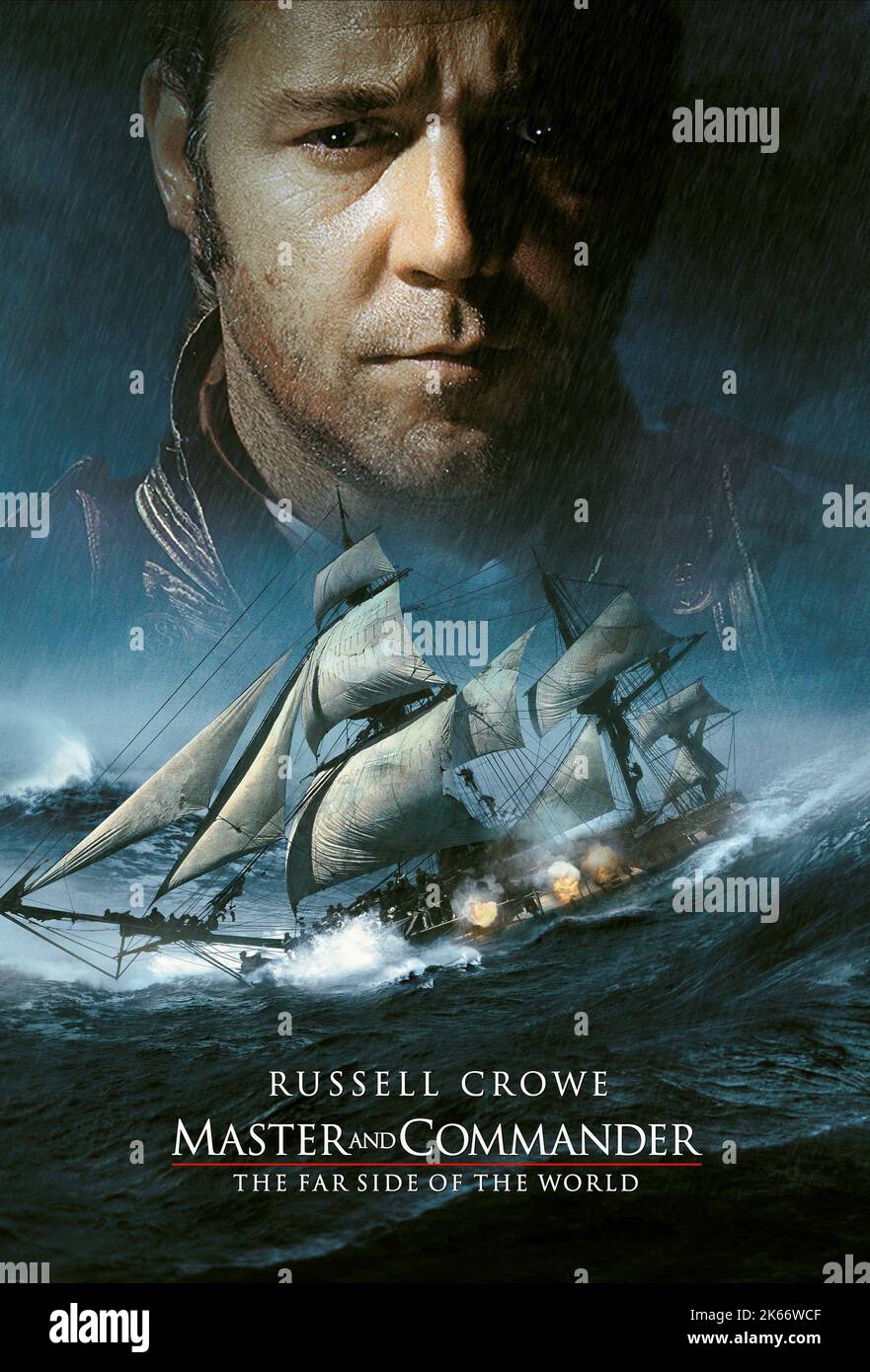 RUSSELL CROWE, Master and Commander : THE FAR SIDE OF THE WORLD, 2003 Banque D'Images