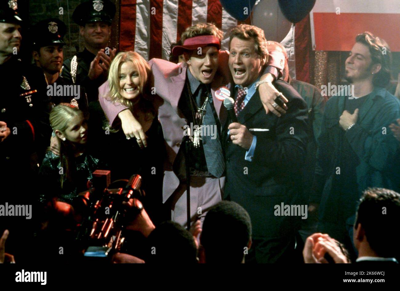 ROBIN KATZENBERGER, BO DEREK, JAMIE KENNEDY, Ryan O'NEAL, MALIBU'S Most Wanted, 2003 Banque D'Images