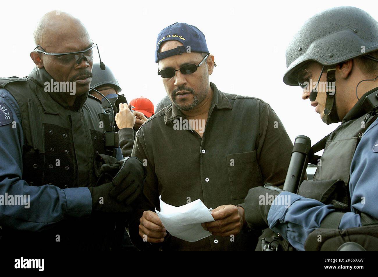 SAMUEL L. JACKSON, CLARK JOHNSON, S.W.A.T., 2003 Banque D'Images
