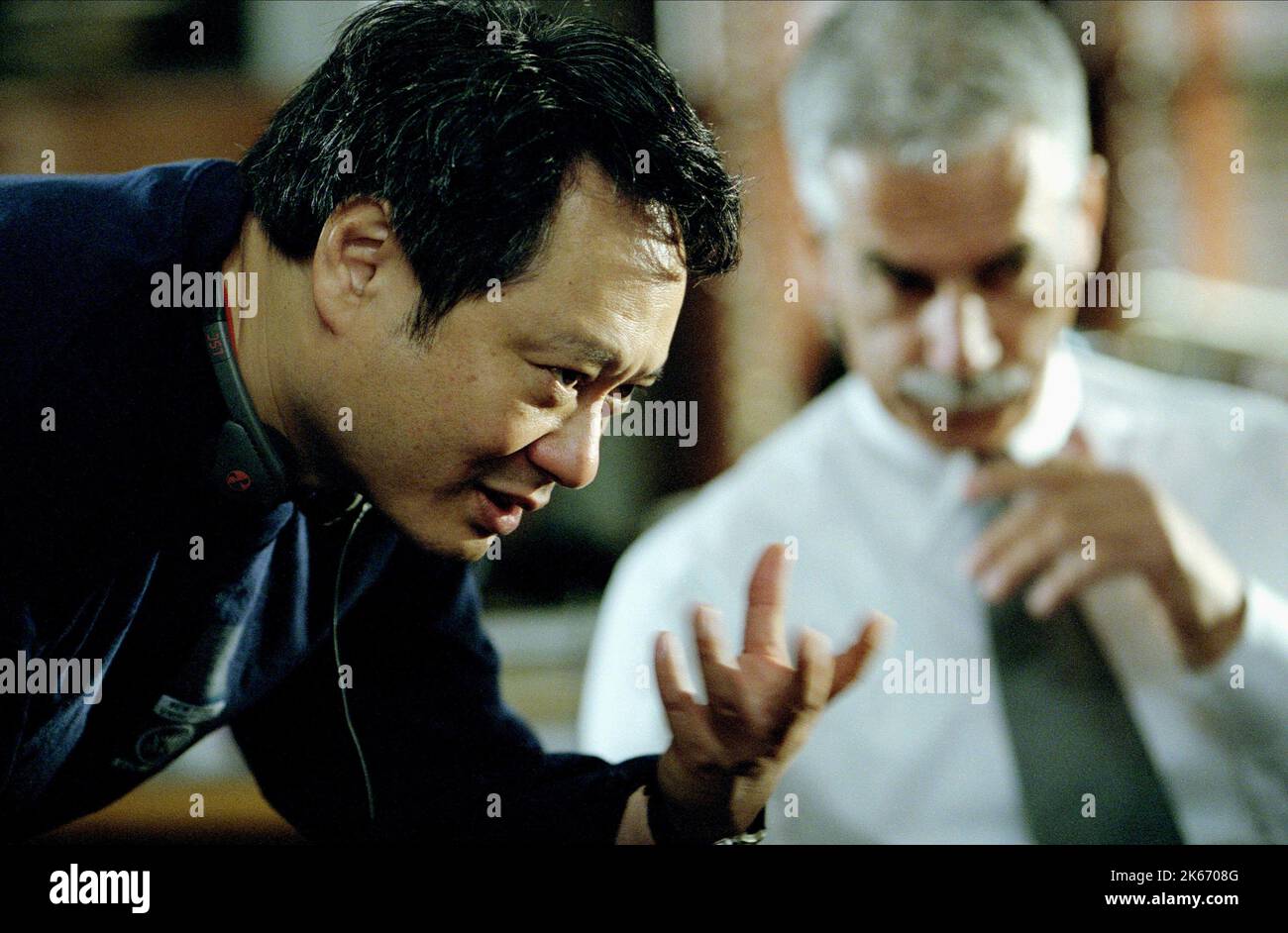 ANG LEE, SAM ELLIOTT, HULK, 2003 Banque D'Images