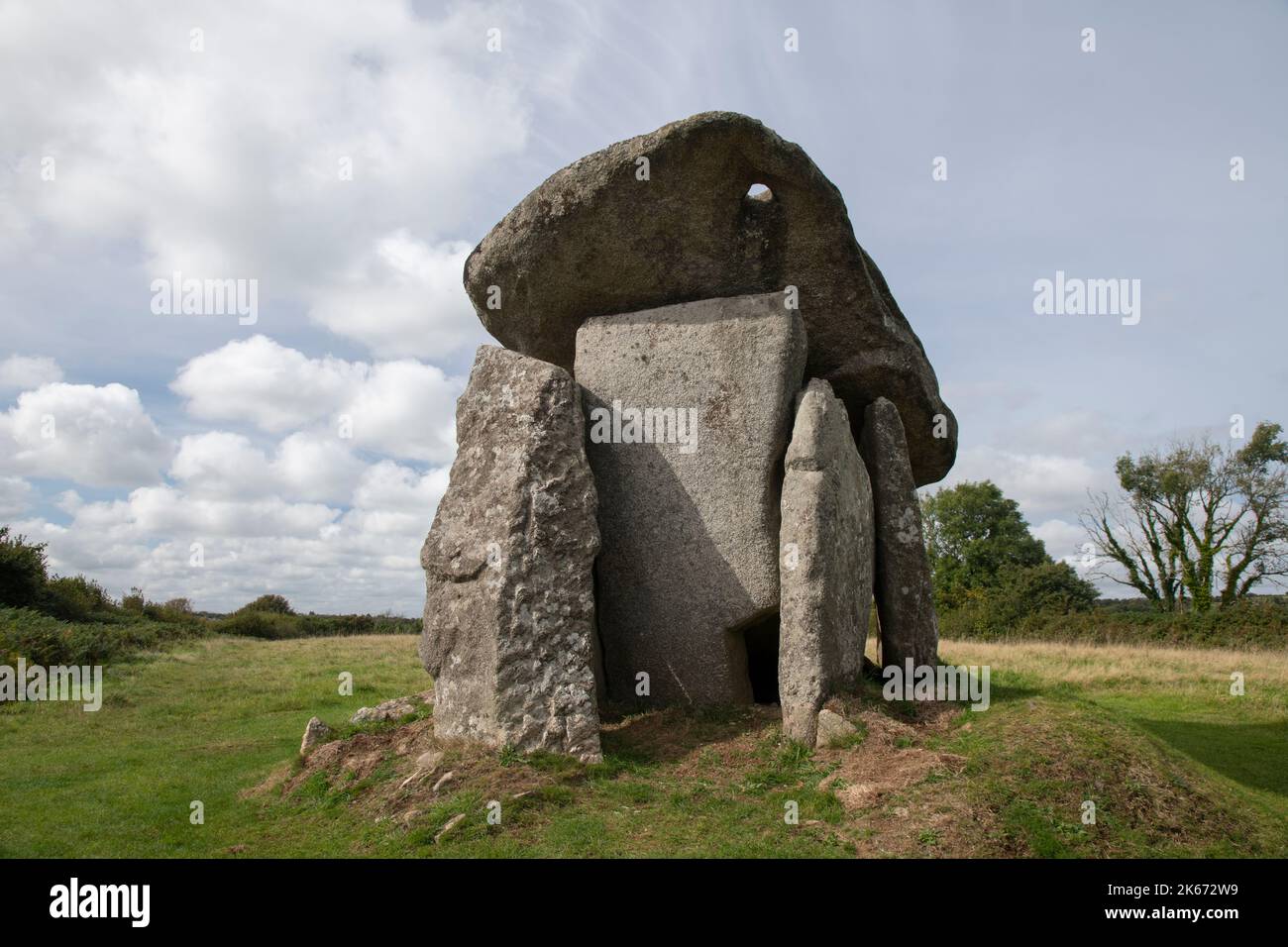 Trevethy Quoit, St. Cleer, Cornwall, Royaume-Uni Banque D'Images