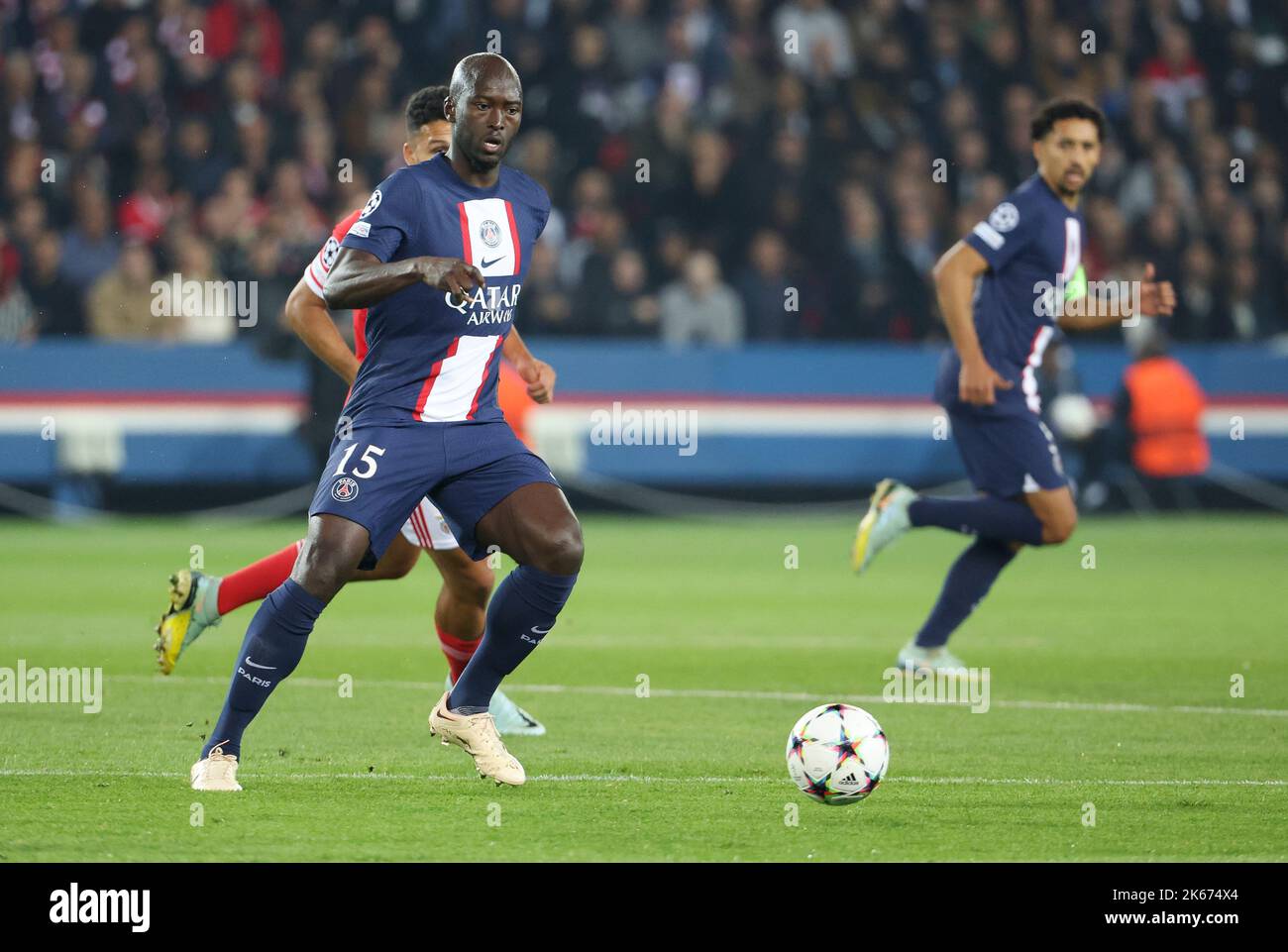 Danilo Pereira Du PSG Lors De La Ligue Des Champions De L'UEFA, Match ...