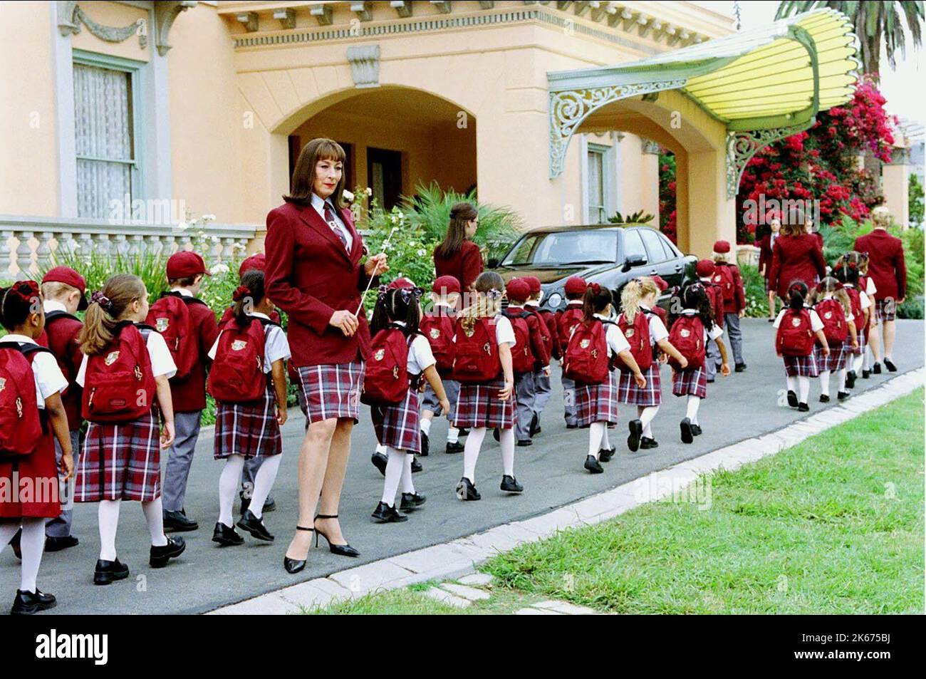 HUSTON, ÉCOLIERS, GARDERIE DE PAPA, 2003 Banque D'Images