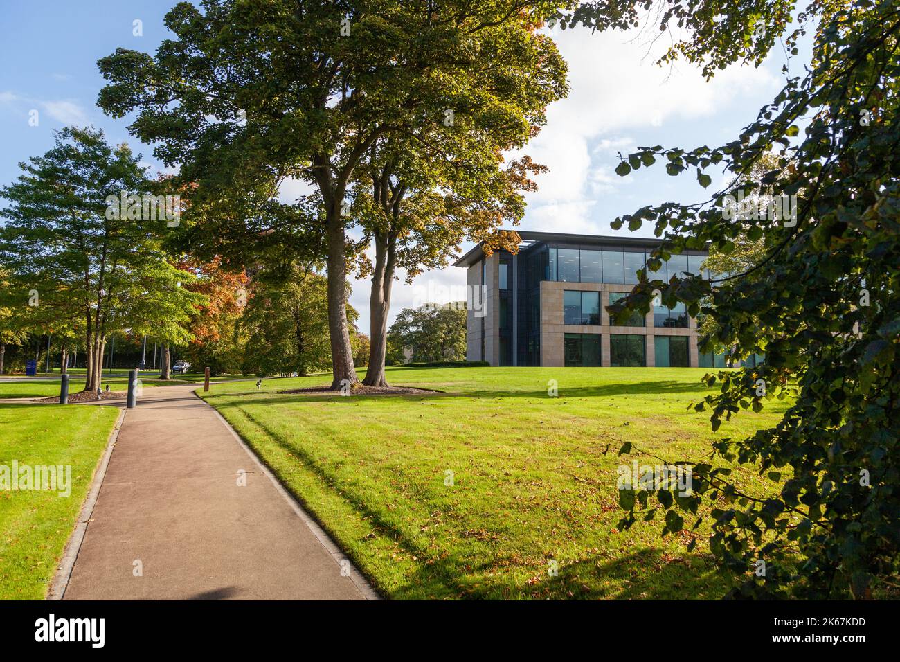 Royal Bank of Scotland bureaux et siège social à Gogarburn, Édimbourg Banque D'Images