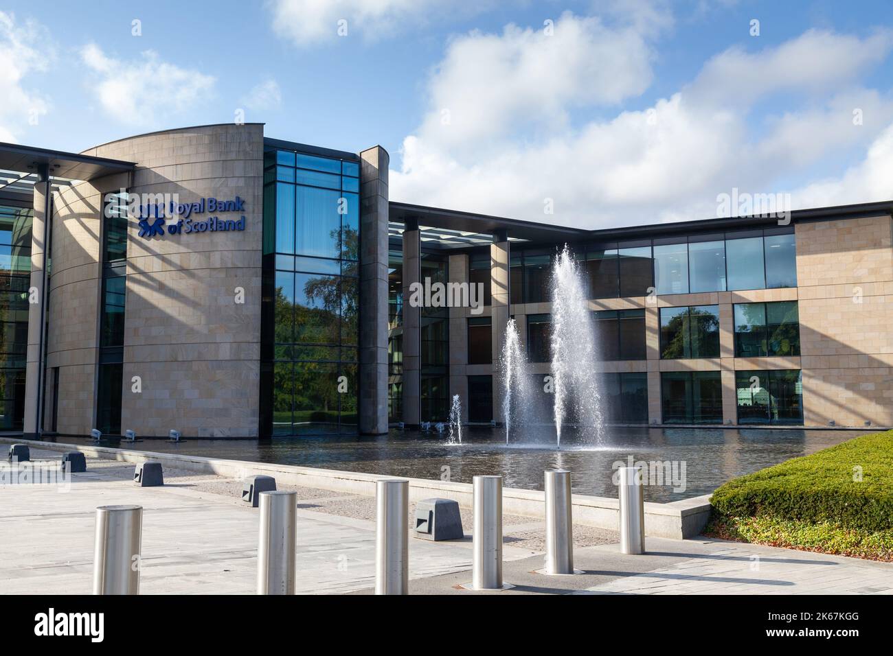 Royal Bank of Scotland bureaux et siège social à Gogarburn, Édimbourg Banque D'Images