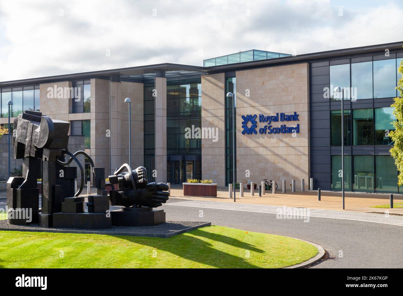 Royal Bank of Scotland bureaux et siège social à Gogarburn, Édimbourg Banque D'Images