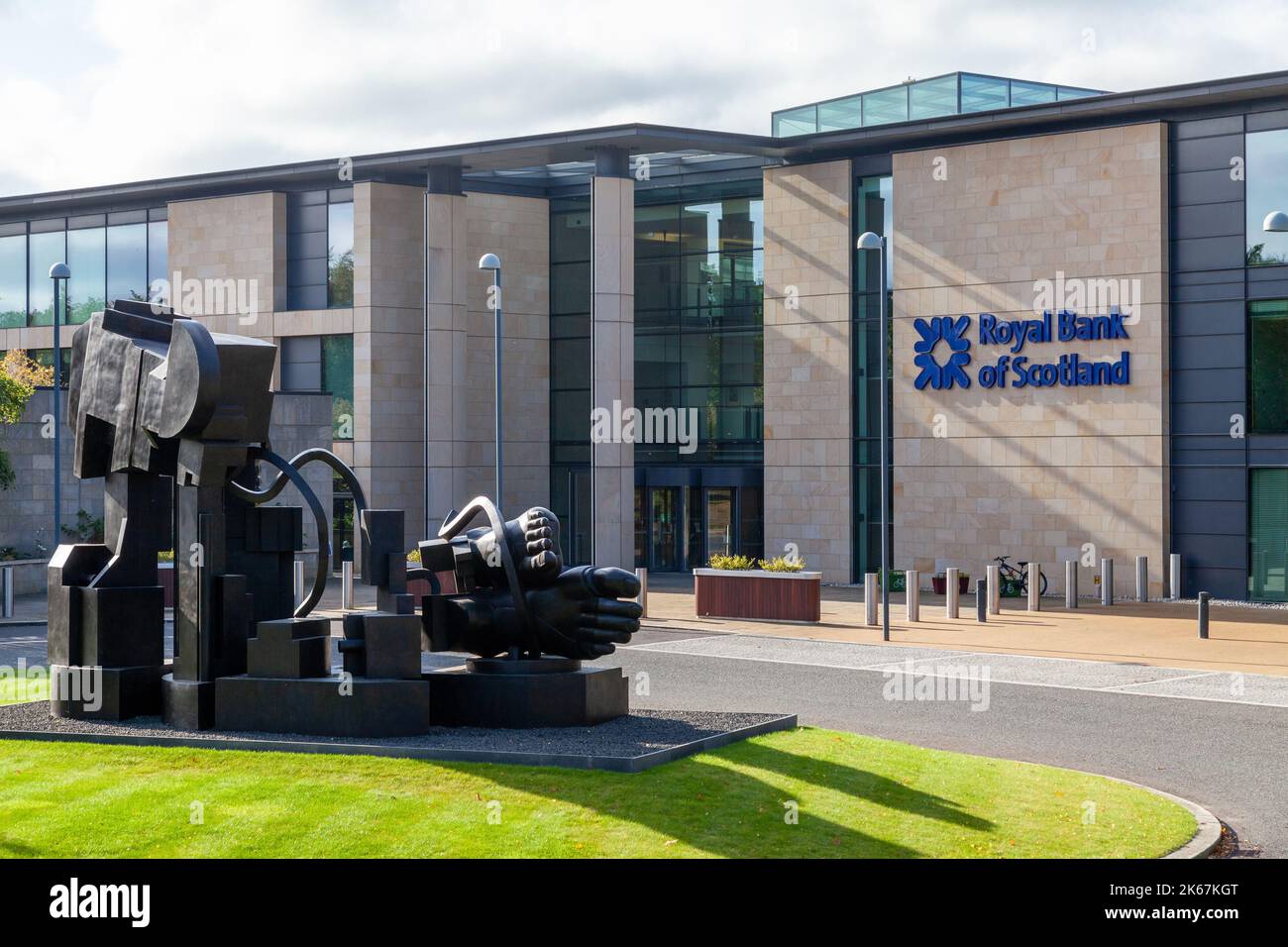 Royal Bank of Scotland bureaux et siège social à Gogarburn, Édimbourg Banque D'Images