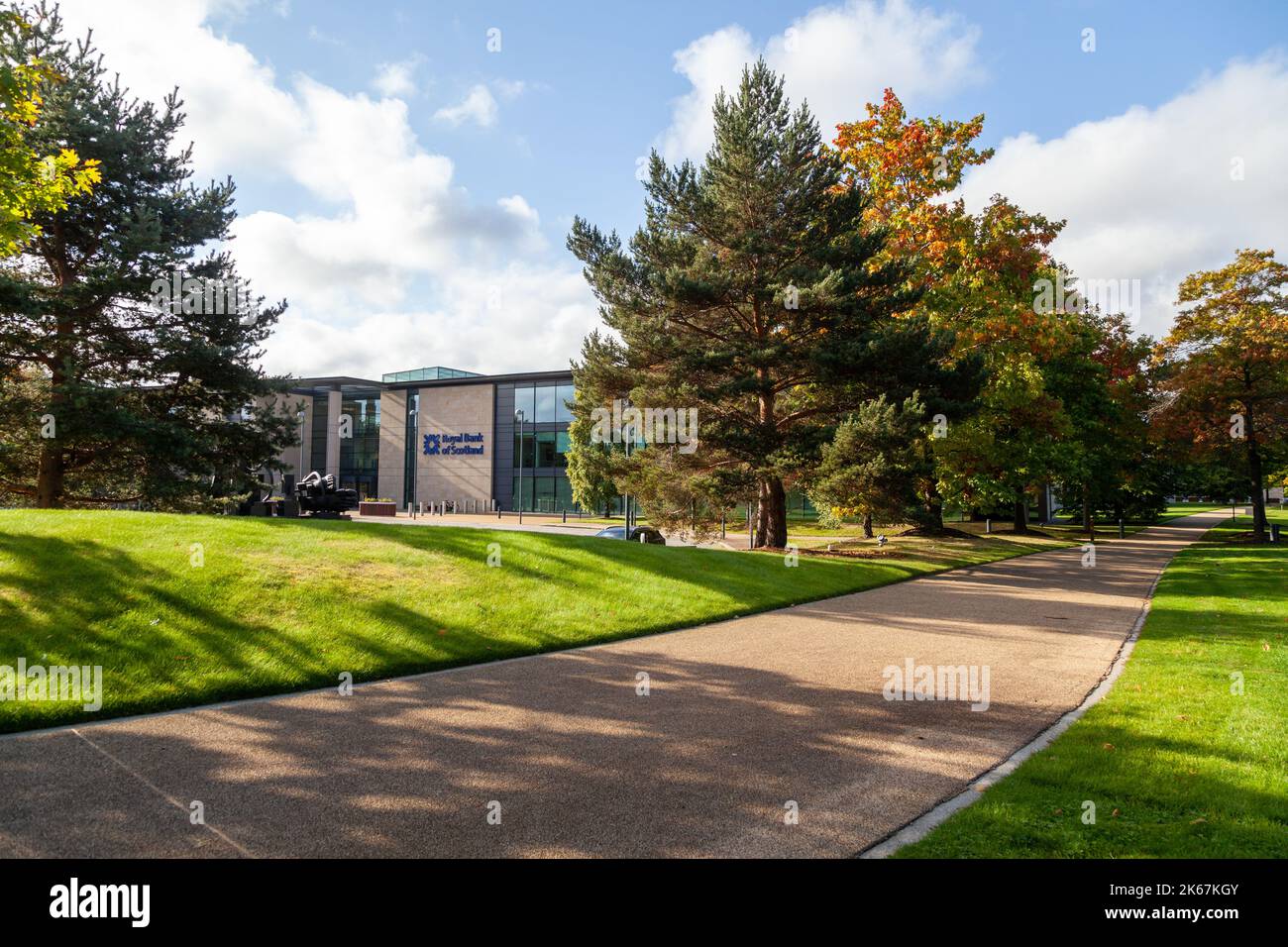Royal Bank of Scotland bureaux et siège social à Gogarburn, Édimbourg Banque D'Images
