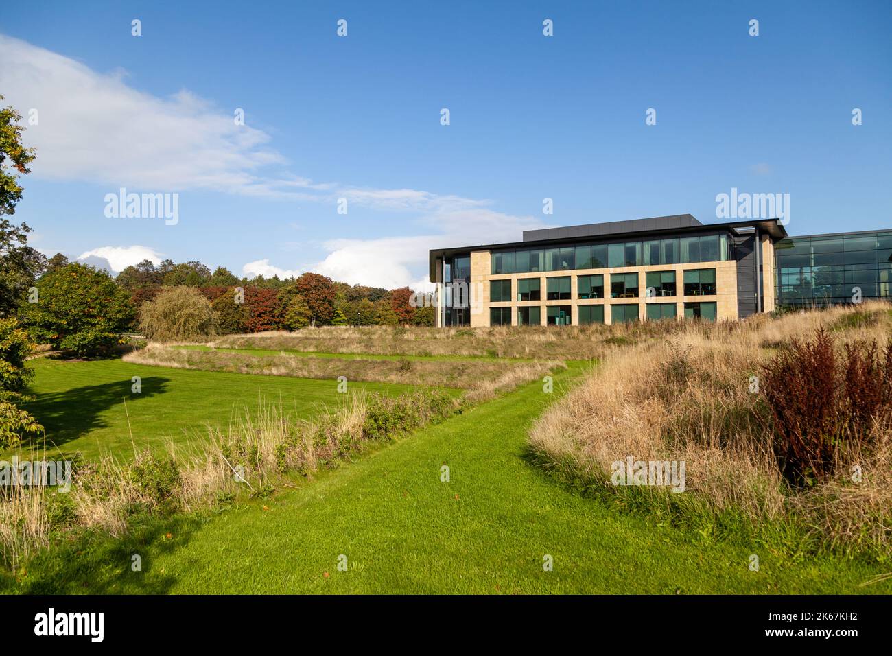 Royal Bank of Scotland bureaux et siège social à Gogarburn, Édimbourg Banque D'Images