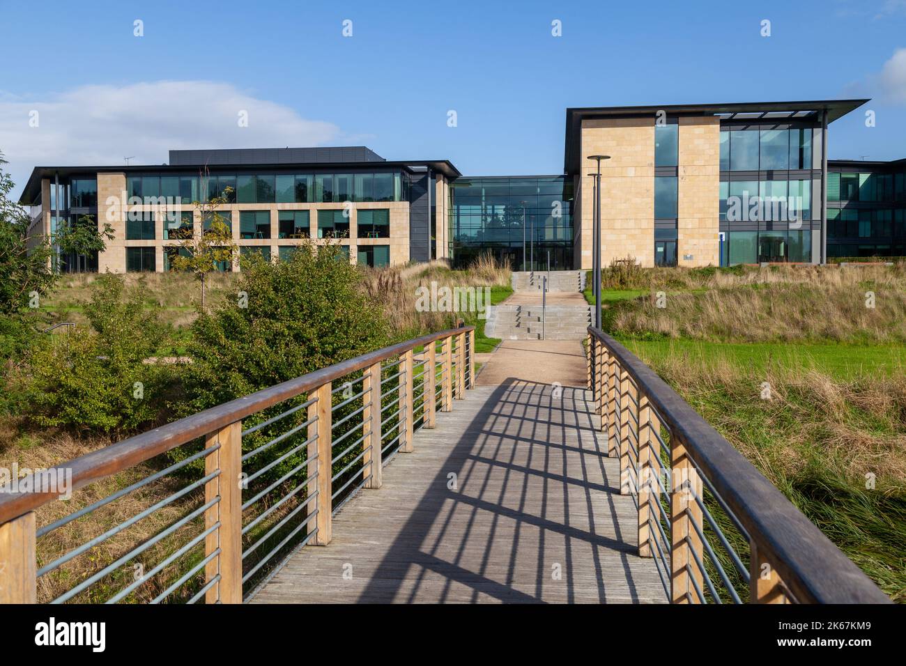 Royal Bank of Scotland bureaux et siège social à Gogarburn, Édimbourg Banque D'Images