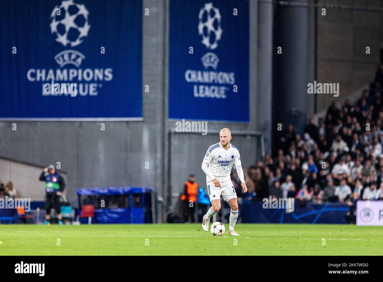 Copenhague, Danemark. 11th octobre 2022. Nicolai Boilesen (20) du FC Copenhague vu lors du match de la Ligue des champions de l'UEFA entre le FC Copenhague et Manchester City à Parken à Copenhague. (Crédit photo : Gonzales photo/Alamy Live News Banque D'Images