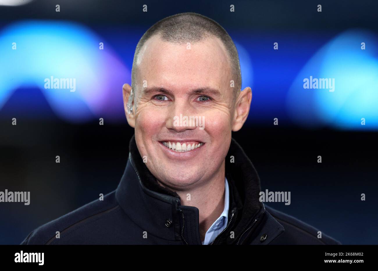 BT Sport perform Kenny Miller lors du match de l'UEFA Champions League Group A au stade Ibrox de Glasgow. Date de la photo: Mercredi 12 octobre 2022. Banque D'Images