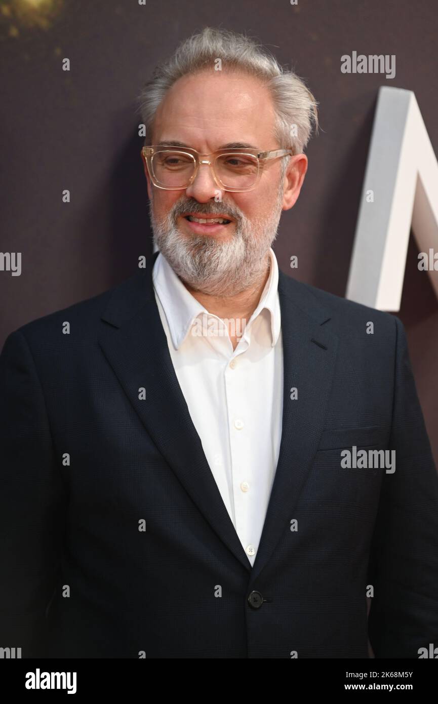 Londres, Royaume-Uni. 12th octobre 2022. Sam Mendes arrive à l'Empire of Light - UK Premiere - BFI London film Festival le 12 octobre 2022, Angleterre, Londres, Royaume-Uni. Crédit : voir Li/Picture Capital/Alamy Live News Banque D'Images