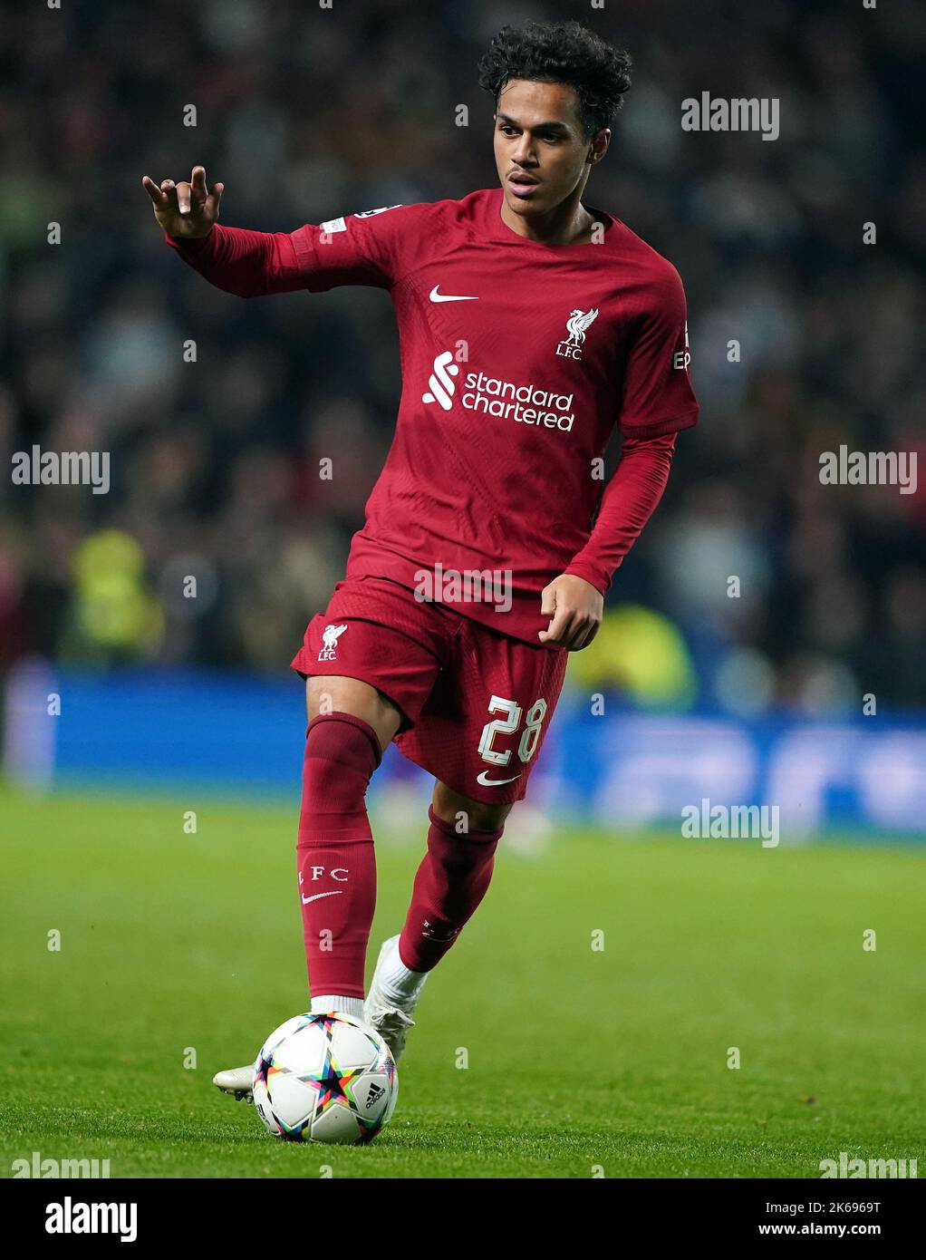 Fabio Carvalho de Liverpool lors du match de l'UEFA Champions League Group A au stade Ibrox de Glasgow. Date de la photo: Mercredi 12 octobre 2022. Banque D'Images