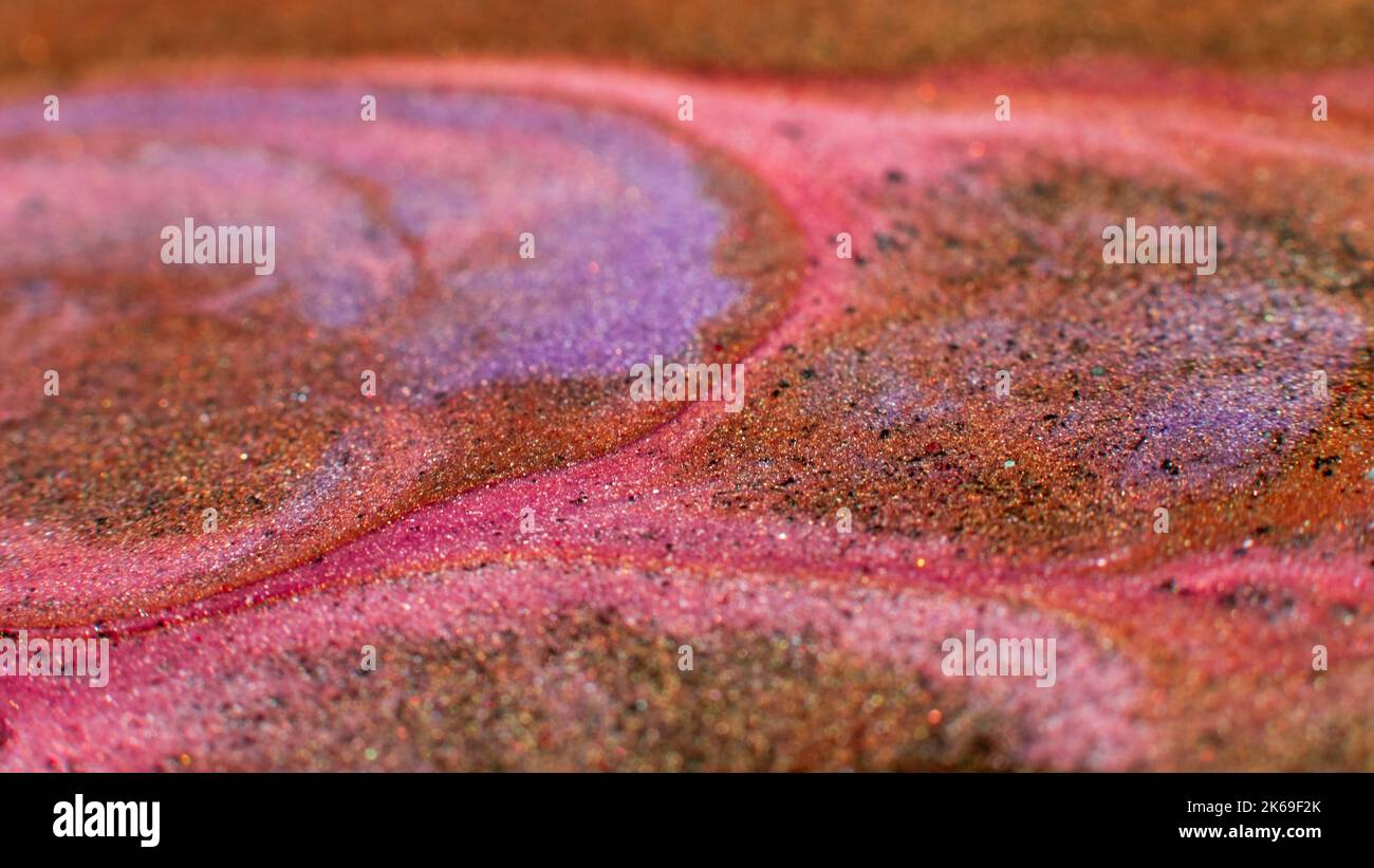 mélange de couleurs magie fluide peinture créative Banque D'Images