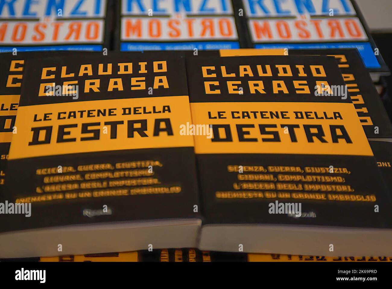 Rome, Italie. 12th octobre 2022. Présentation du livre 'le catène della destra (les chaînes de droite)', écrit par le directeur du journal 'il Foglio' Claudio Cerasa. Crédit : SOPA Images Limited/Alamy Live News Banque D'Images