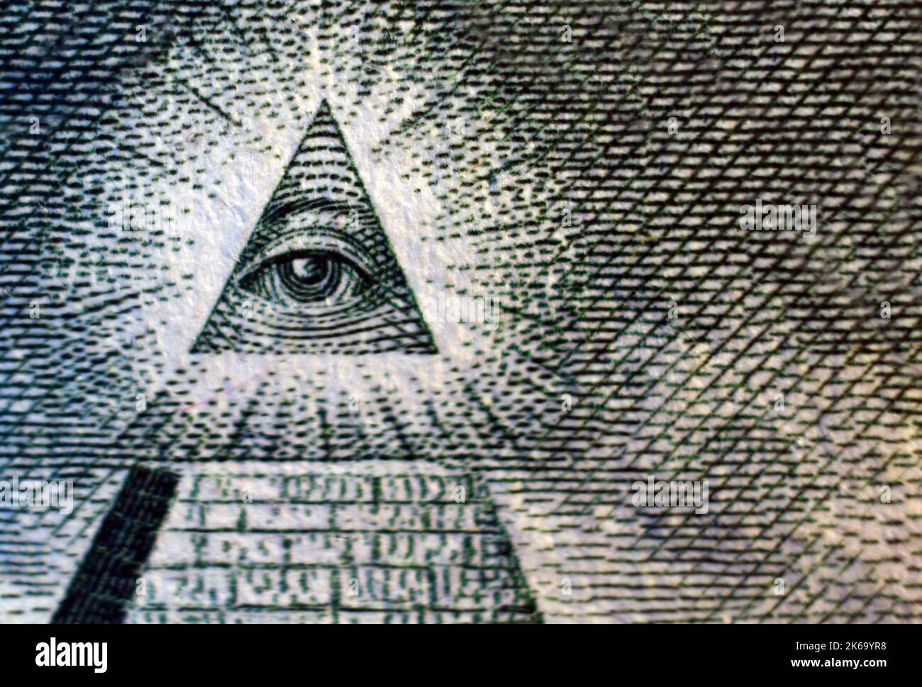 L’œil de la Providence était un symbole conventionnel de la surveillance bienveillante de Dieu, entouré de rayons de lumière datant de 1776 et adoptés Banque D'Images