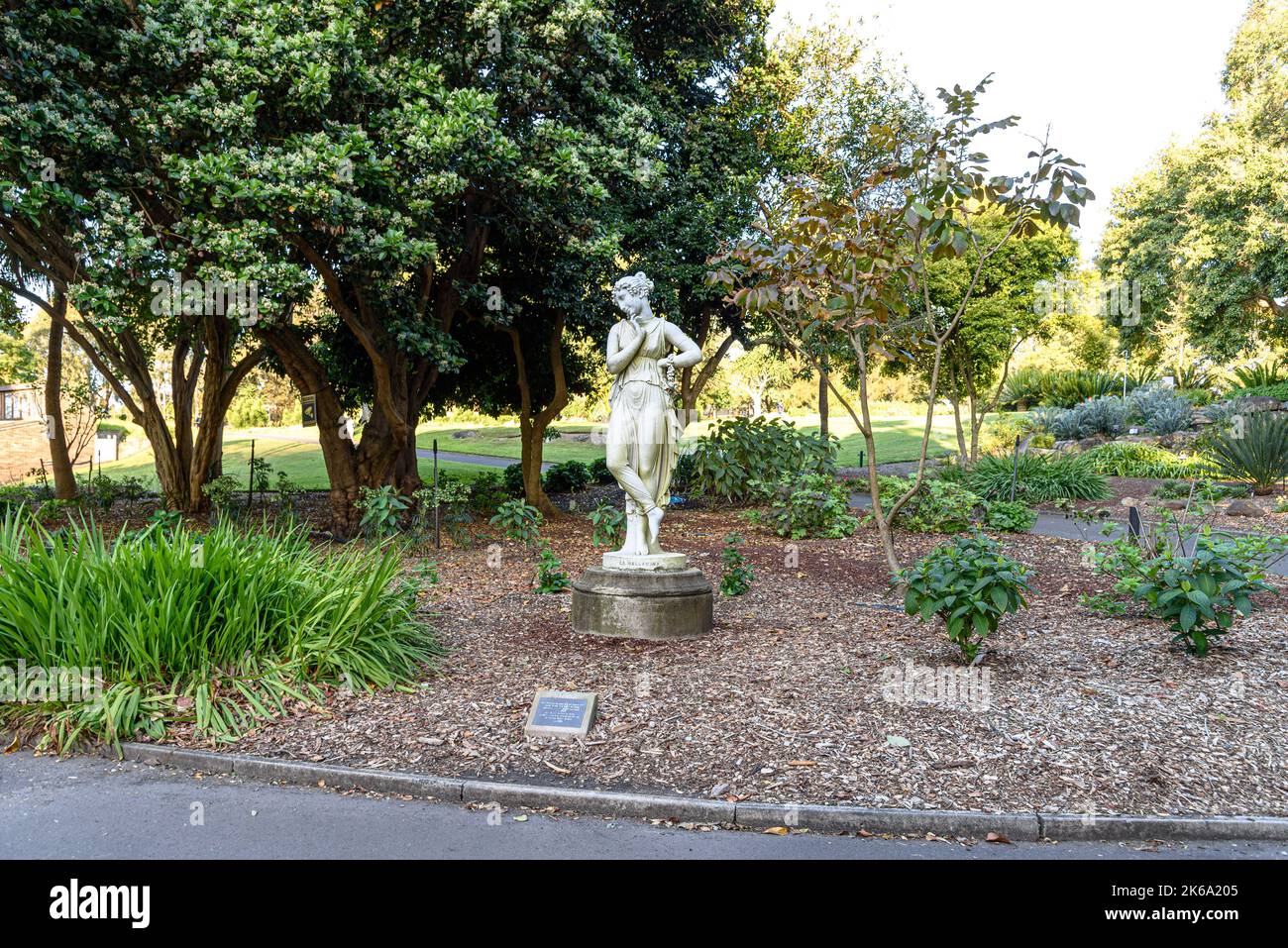 Statue de la Ballerina dans le jardin botanique royal de Sydney, en Australie Banque D'Images