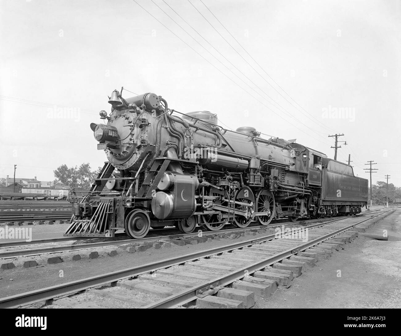Southern Railway Company Crescent Locomotive numéro 1396, vers 1916. Banque D'Images