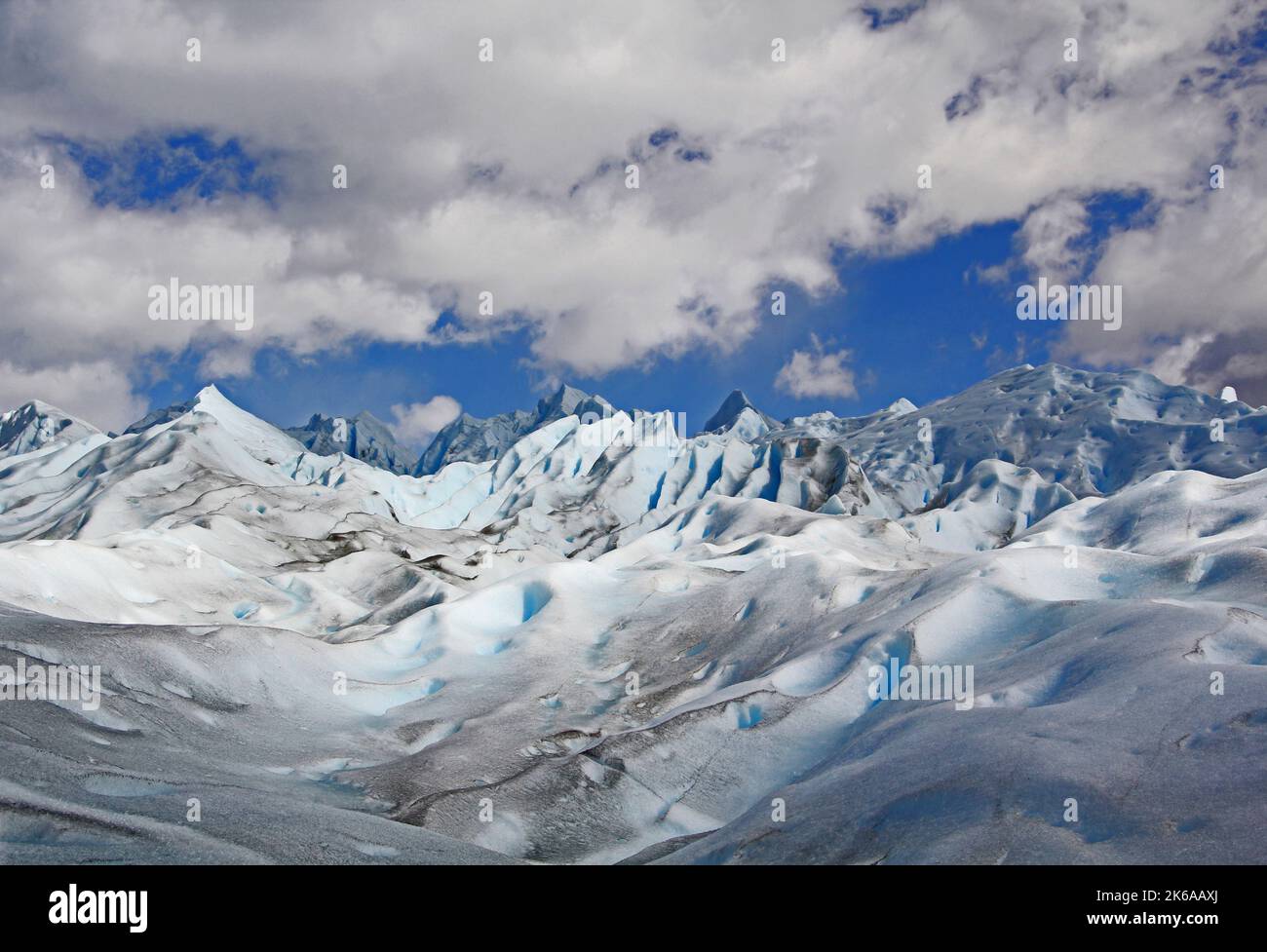 Glacier Perito Moreno, Lago Argentino, Argentine. Banque D'Images