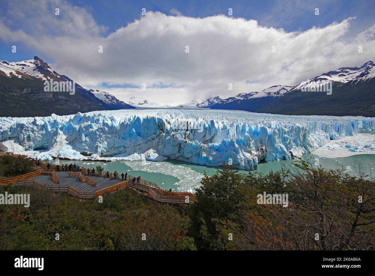 Glacier Perito Moreno, Lago Argentino, Argentine. Banque D'Images