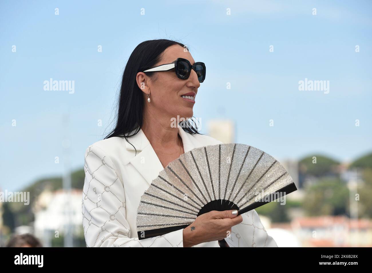 Actrice Rossy de Palma, jury de la "caméra d'Or", une section de la sélection officielle du Festival de Cannes, sur 18 mai 2022 Banque D'Images