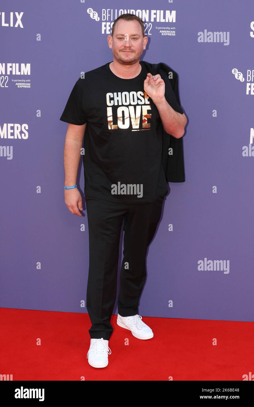 Sven Spannenkrebs assiste à la première du film « les nageurs » lors du BFI London film Festival 2022 Banque D'Images