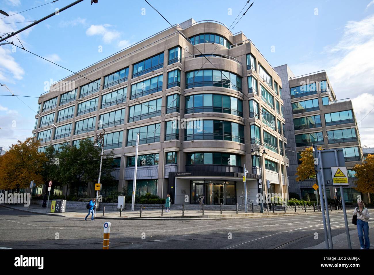 2 immeuble de bureaux de harbormaster place à l'ifsc, qui abrite wells fargo et la banque de montréal europe dublin république d'irlande Banque D'Images