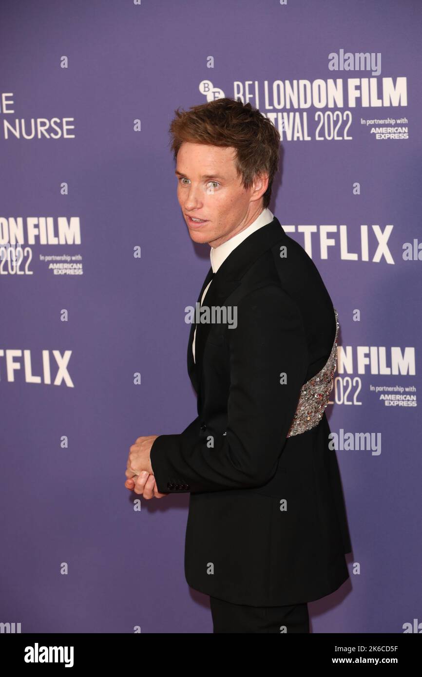 Eddie Redmayne participe à la projection « The Good Nurse » pendant le BFI London film Festival 66th Banque D'Images