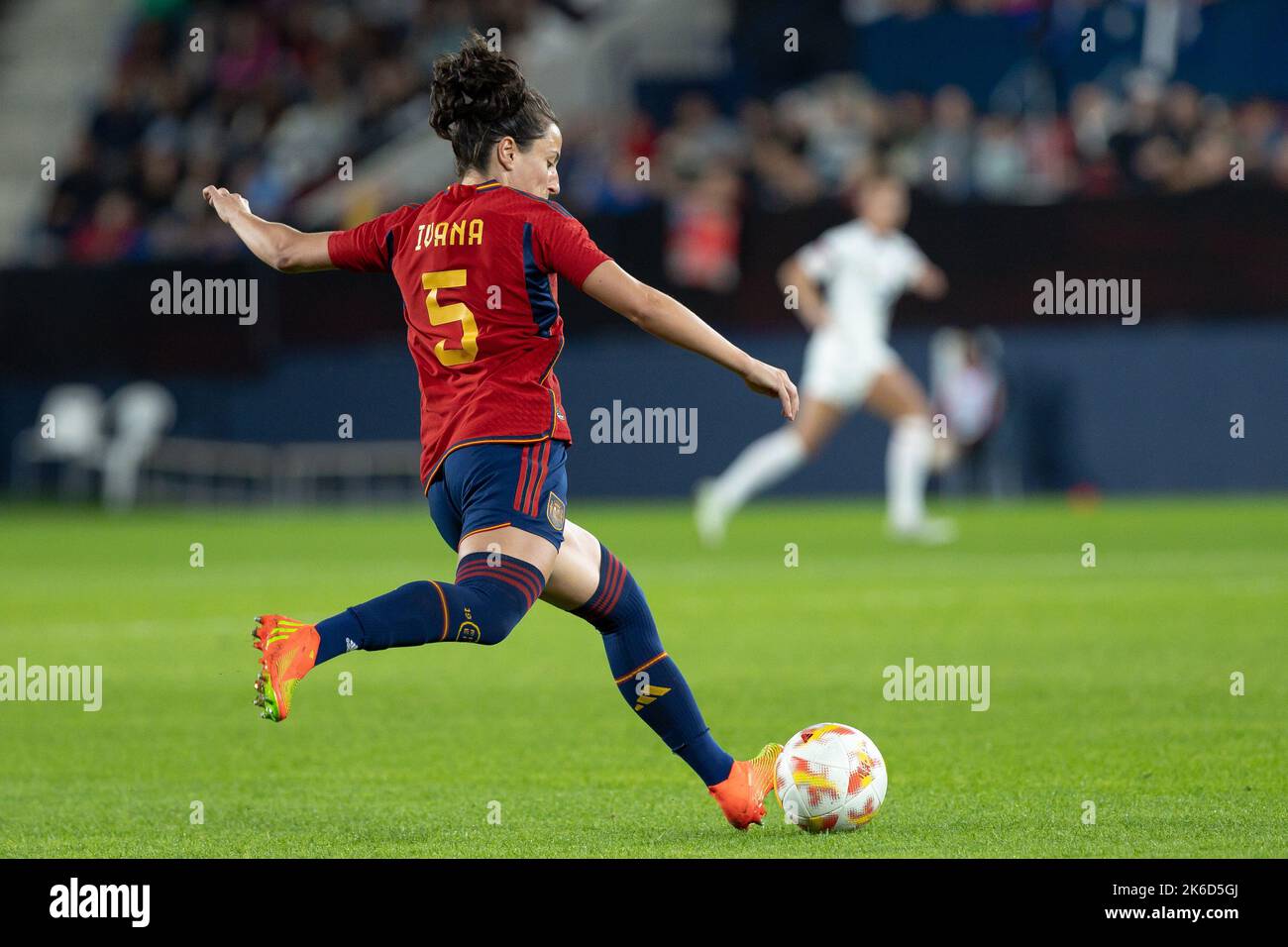 Ivana d'Espagne pendant le match entre l'Espagne et USWNT au stade El Sadar sur 11 octobre 2022 à Pampelune, Espagne. Banque D'Images