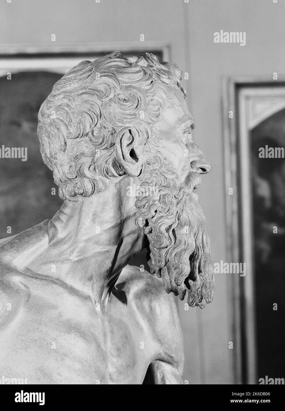 ROSTRO DE SAN JERONIMO PENITENTE S XVI RENACIMIENTO ITALIANO