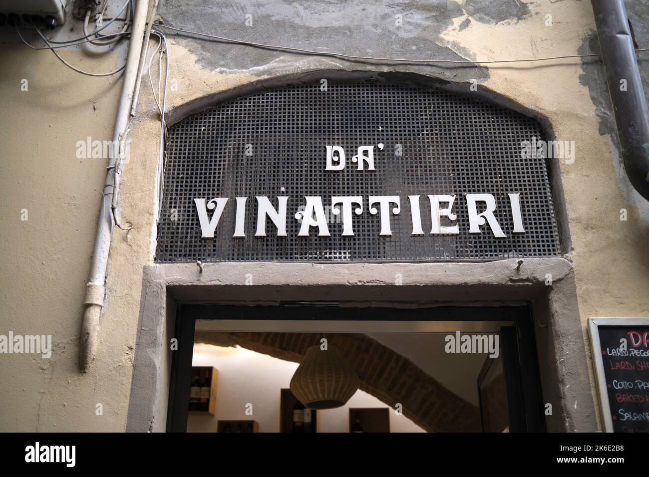 Da Vinattieri tripe Stall Florence Italie Banque D'Images