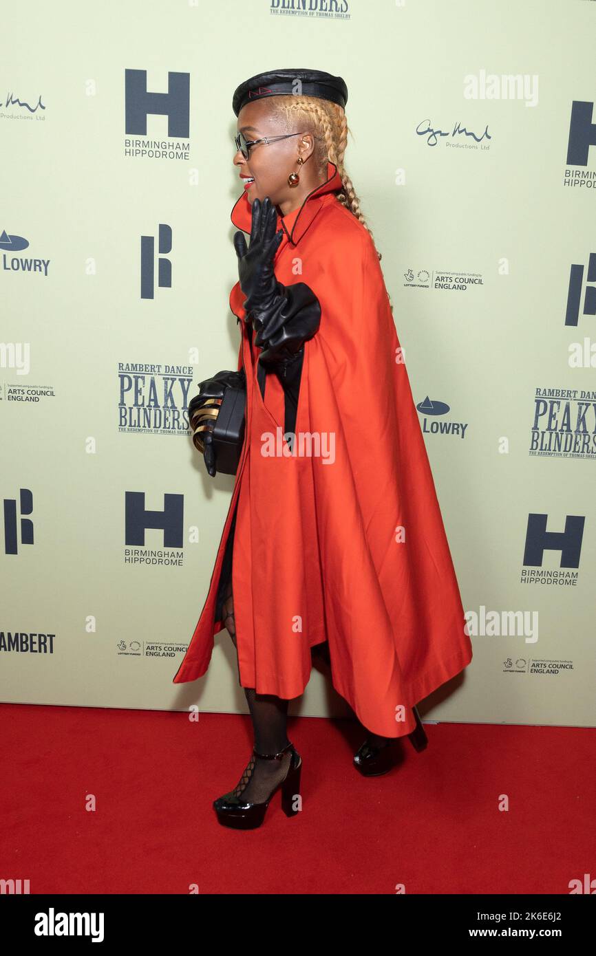 Janelle Monae participant à la soirée d'ouverture de Peaky Blinders de Rambert : la Rédemption de Thomas Shelby, au Troubadour Wembley Park Theatre de Londres. Date de la photo: Jeudi 13 octobre 2022. Banque D'Images