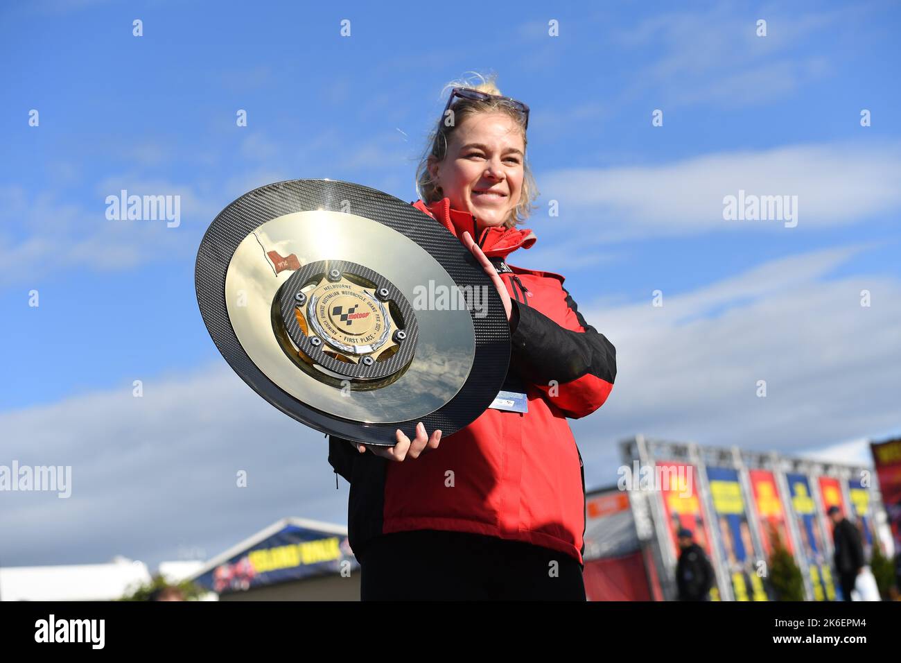 Melbourne, Australie. 14 octobre 2022. Trophée du Grand prix d'Australie , Grand Prix de moto d'Australie Banque D'Images