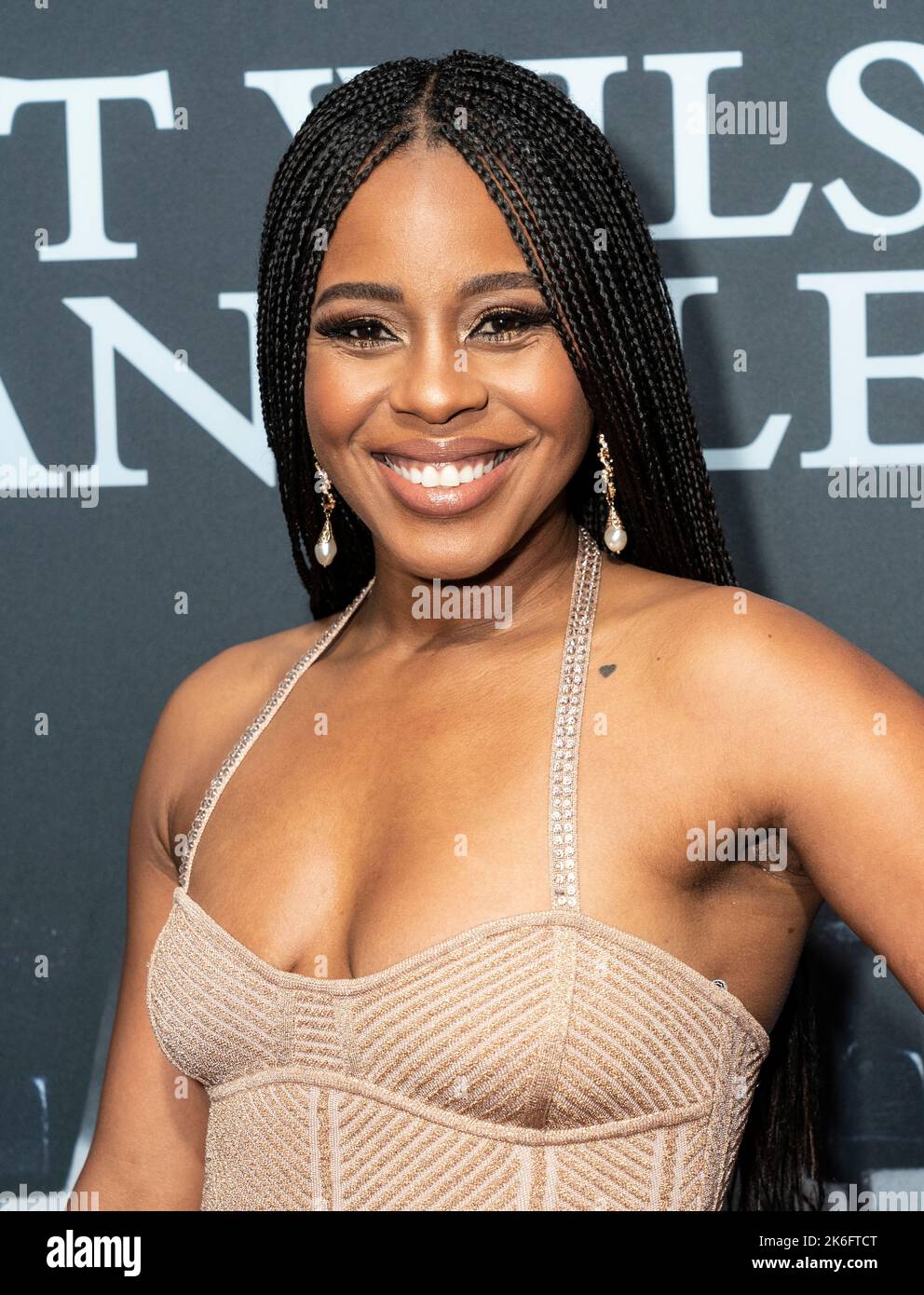 Danielle Mone Truitt assiste à la soirée d'ouverture de la renaissance de la leçon de piano de Wilson au théâtre Ethel Barrymore sur 13 octobre 2022 Banque D'Images