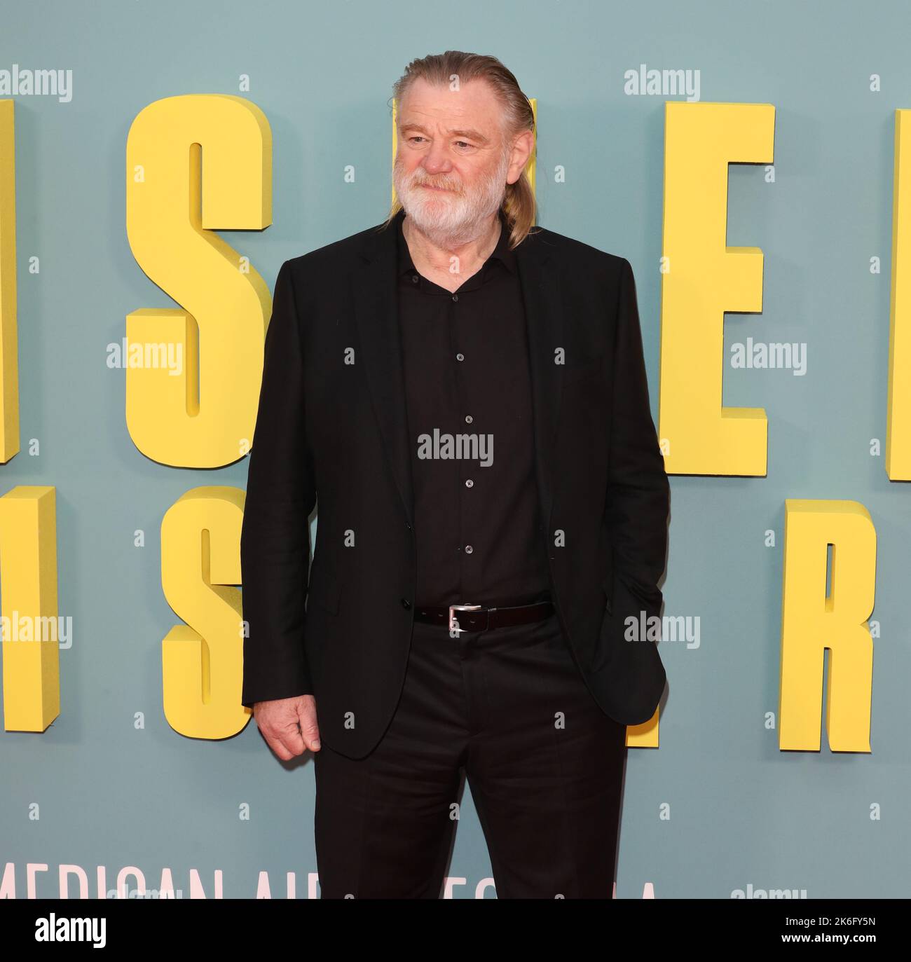 Brendan Gleeson assiste à la première du film 'The Banshees of Inishenin', un gala American Airlines au BFI London film Festival 66th Banque D'Images