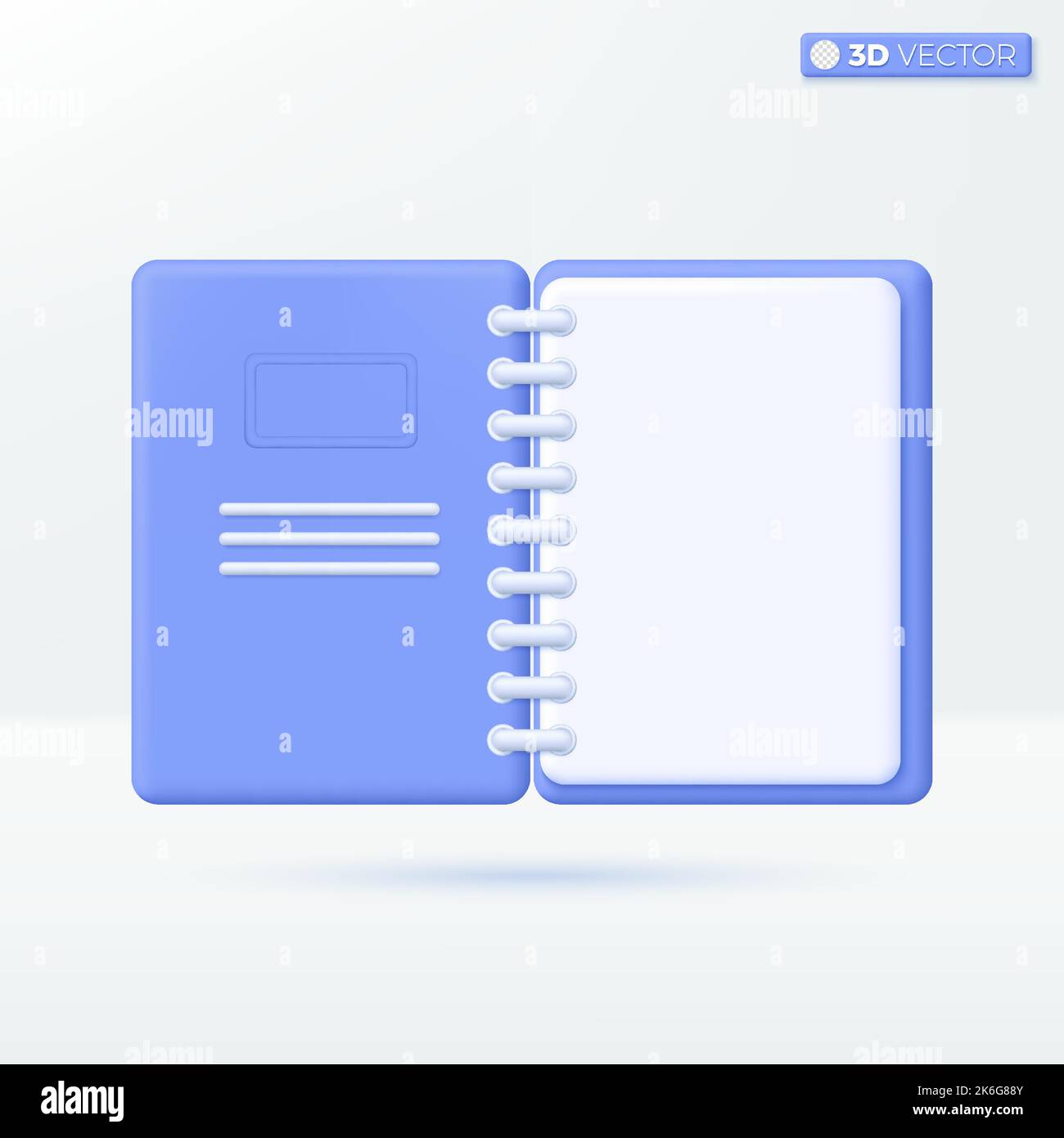 Symboles d'icône de page vierge de livre de poche. journal, manuel, e-livre, journal, concept d'éducation. 3D vecteur illustration isolée dessin dessin dessin dessin dessin dessin dessin dessin dessin dessin pastel dessin animé Illustration de Vecteur