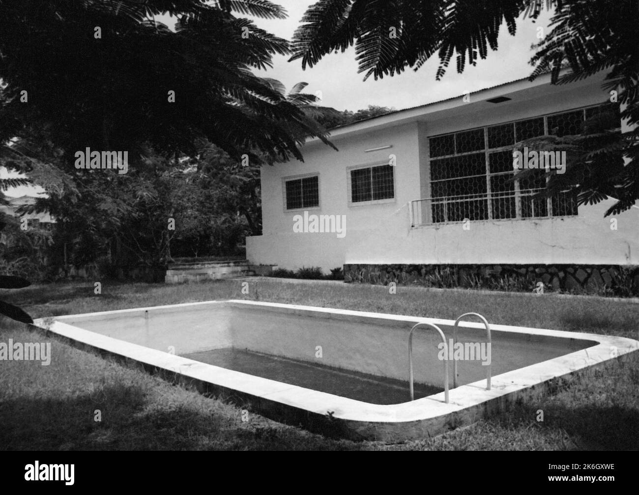 Kinshasa - résidence de niveau intermédiaire, Etats-Unis photographies relatives aux ambassades, consulats et autres bâtiments outre-mer Banque D'Images