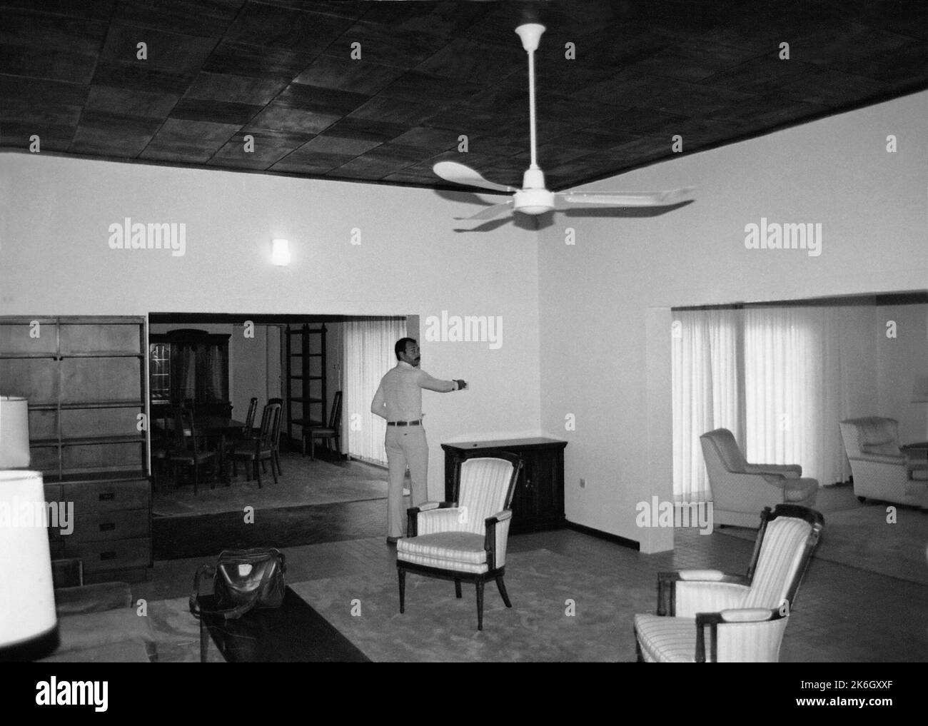 Kinshasa - résidence de niveau intermédiaire, Etats-Unis photographies relatives aux ambassades, consulats et autres bâtiments outre-mer Banque D'Images