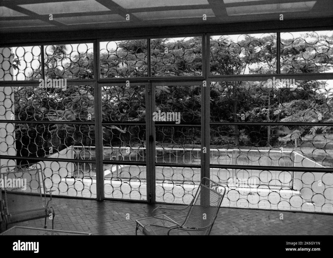 Kinshasa - résidence de niveau intermédiaire, Etats-Unis photographies relatives aux ambassades, consulats et autres bâtiments outre-mer Banque D'Images