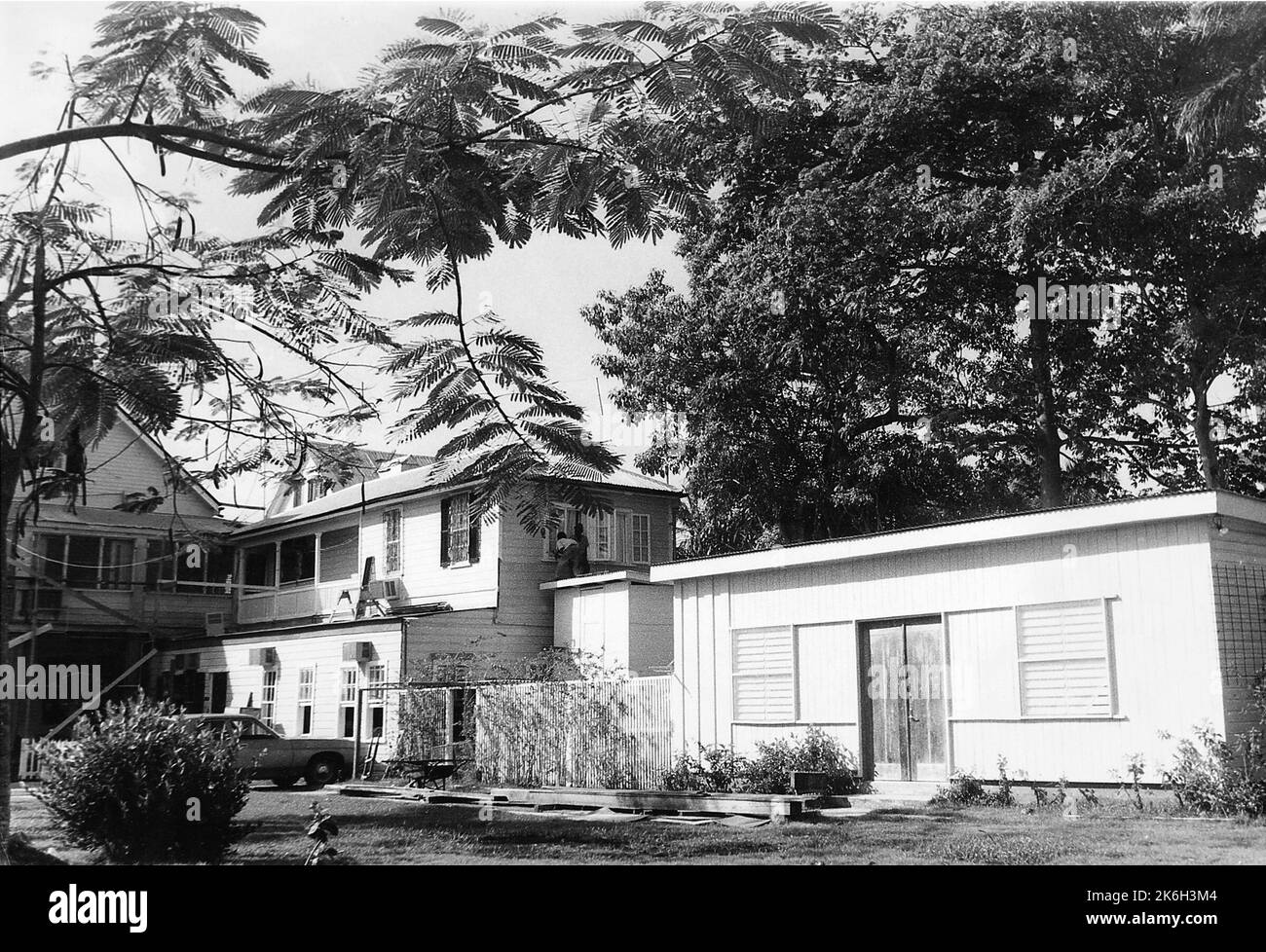 Belize - Chancery Office Building, Etats-Unis photographies relatives aux ambassades, consulats et autres bâtiments outre-mer Banque D'Images