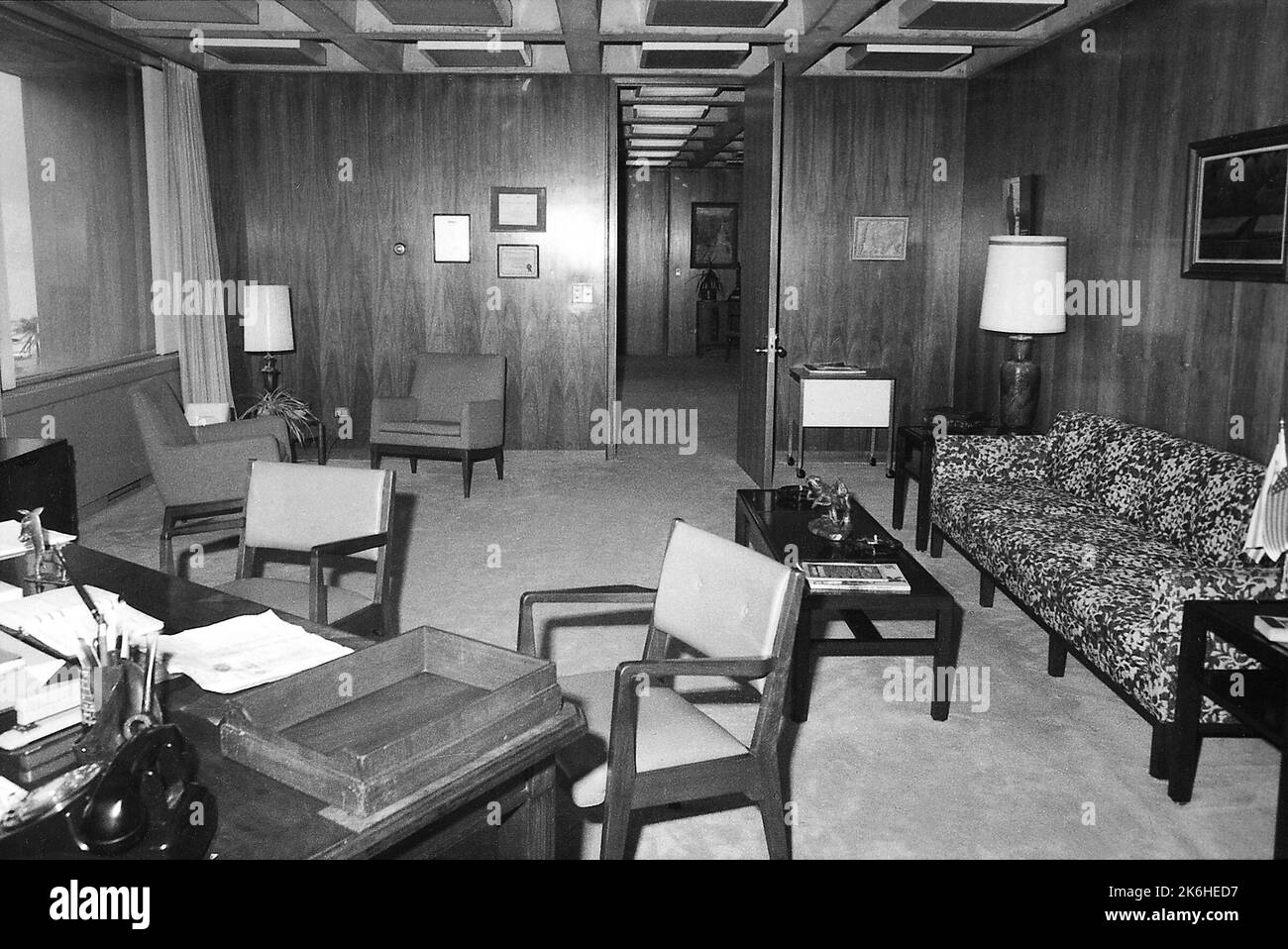 Montevideo - Chancery Office Building - 1979, Etats-Unis photographies relatives aux ambassades, consulats et autres bâtiments outre-mer Banque D'Images
