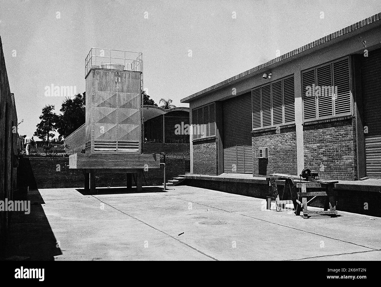 Asunción - Annex Office Building - 1960, Etats-Unis photographies relatives aux ambassades, consulats et autres bâtiments outre-mer Banque D'Images