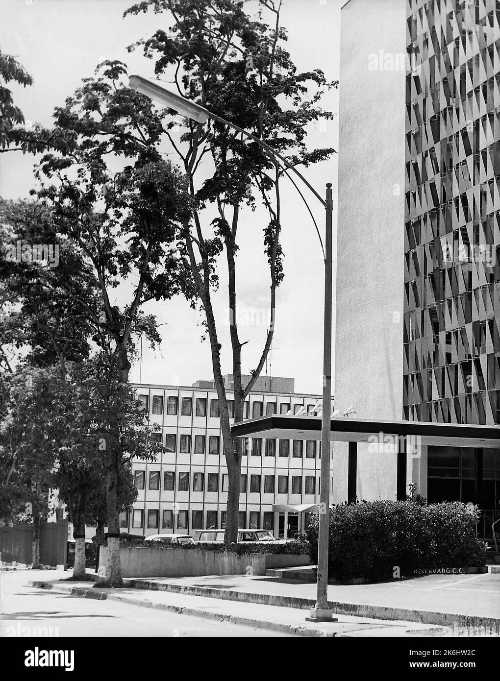 Caracas - Annexe Office Building - 1964, Etats-Unis photographies relatives aux ambassades, consulats et autres bâtiments outre-mer Banque D'Images