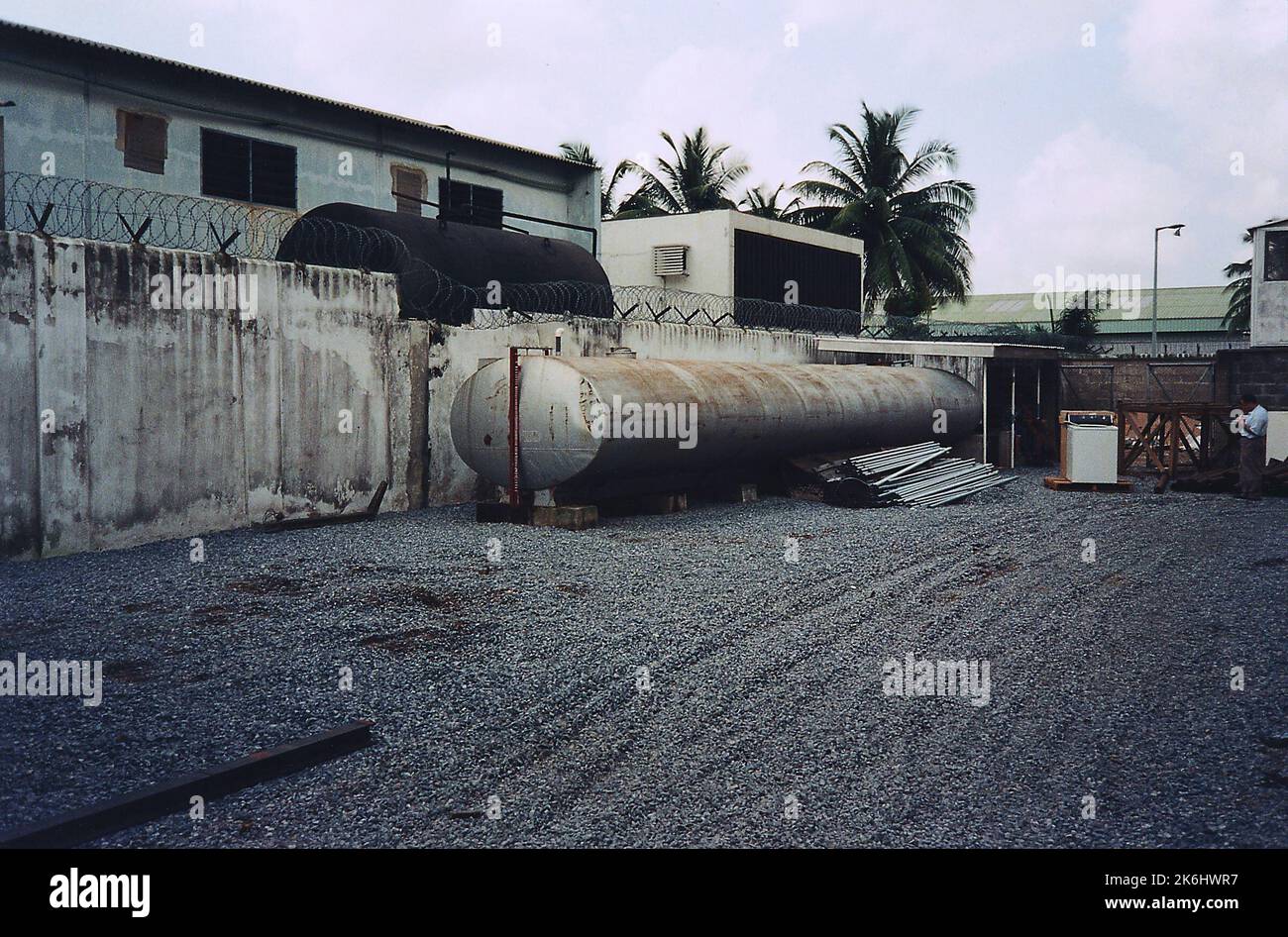 Lagos - Warehouse, Etats-Unis photographies relatives aux Ambassades, consulats, et autres bâtiments d'outre-mer Banque D'Images