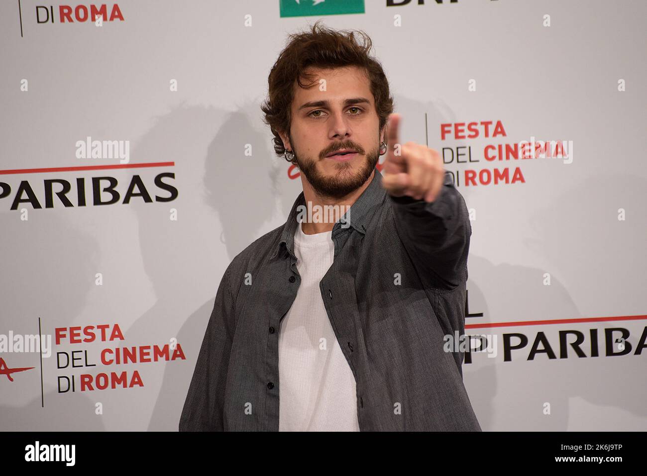 Rome, Italie. 14th octobre 2022. Andrea Arcangeli participe à la photocall 'Romulus II - la guerra per Roma' lors du Festival du film de Rome 17th à l'Auditorium Parco Della Musica à Rome. Crédit : SOPA Images Limited/Alamy Live News Banque D'Images