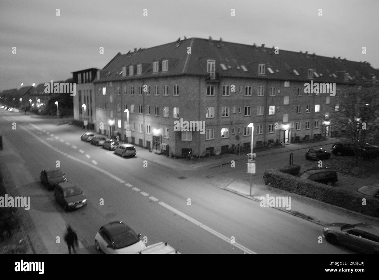 Copenhague/Danemark/14 octobre 2022/crise énergétique à l'ouest et bougies Denmrk et lumière de rue à Copenhague. (Photo. Francis Joseph Dean/Dean Pictures. Banque D'Images